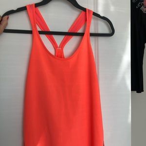 Lululemon split back mesh straps tank
